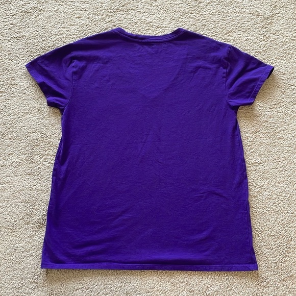 Life Is Good Sleep Tee Dog Lover Tshirt W’s S Purple Dog Print Cotton V Neck Tee - Picture 8 of 8